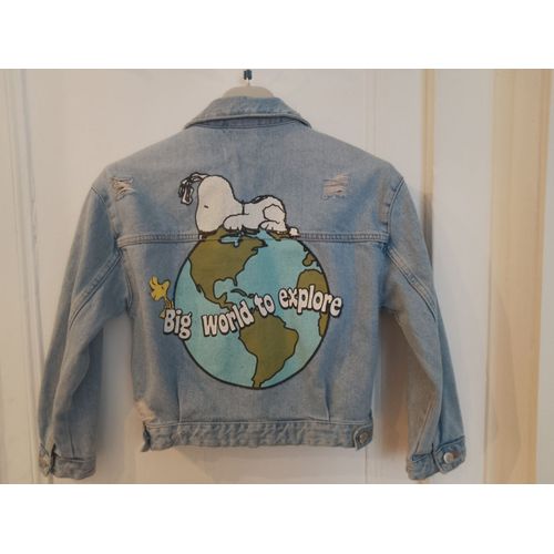 Veste Jeans Peanuts Snoopy Enfant