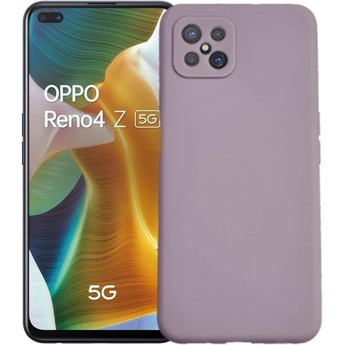 Coque Pour Oppo Reno 4z 5g Etui En Tpu Souple Coque Slim Anti Glissière Coque Protection Arrière Coque Antichoc Pour Oppo Reno 4z 5g Lilla
