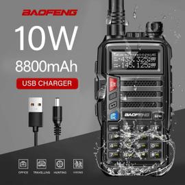 BAOFENG-Radio CB longue portée étanche, talkie-walkie Walperforé