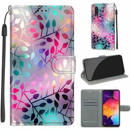 Coque Pour Samsung Galaxy A50 / A30s / A50s, Housse Etui Portefeuille Cuir Multifonction, Fermeture Magnétique À Clapet Anti-Choc Pour Coque Samsung A50 Book - Feuille