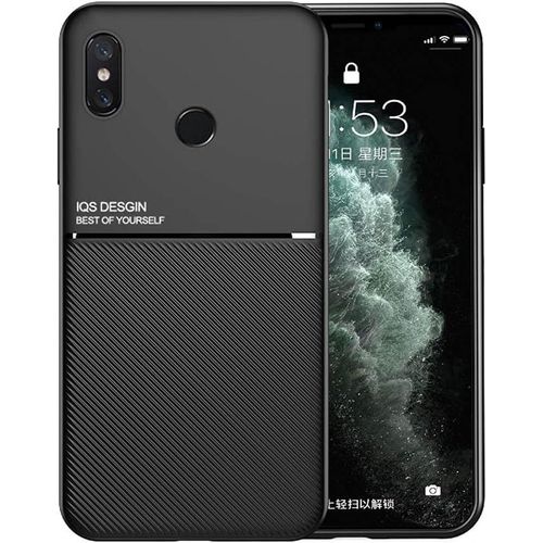 Coque Housse Étui Plaque De Métal Intégrée Pour Xiaomi Redmi Note 5/Note 5 Pro - Noir