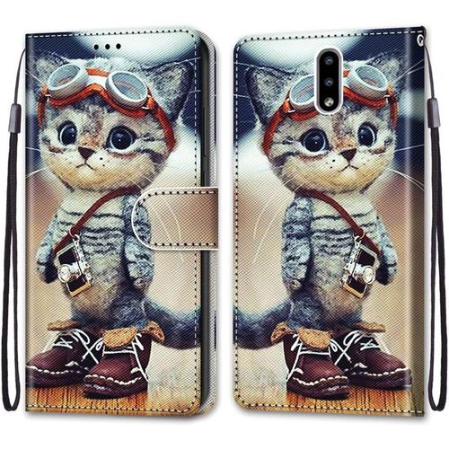 Coque Pour Nokia 2.3 2019 Clapet A Rabat Porte Carte Magnetique Portefeuille Flip Cuir Housse Étui Case Motif Dr Le Antichoc Silikon Bumper Pu Kickstand Cover