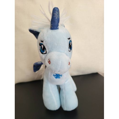 Peluche Licorne Ailée Bleue