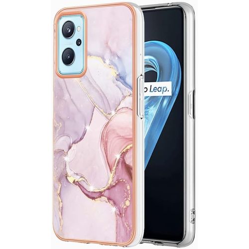 Coque Pour Realme 9i Etui Transparent Cadre De Placage Pc Dur+Silicone Tpu Souple Anti Empreintes Digitales Résistant Aux Rayures Housse Étui Pour Realme 9i B5