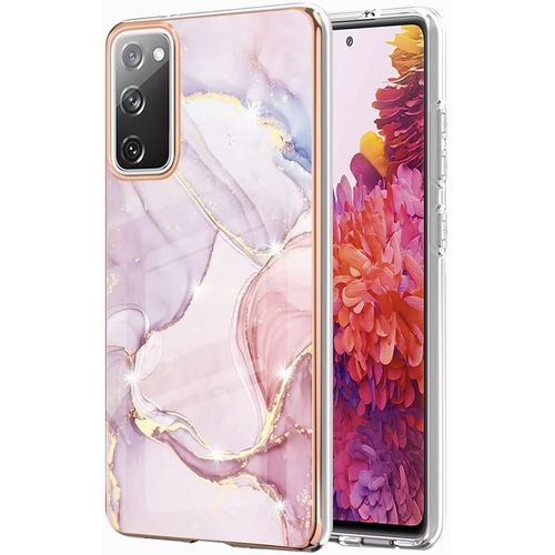 Coque Pour Samsung Galaxy S20 Lite Etui Transparent Cadre De Placage Pc Dur + Silicone Tpu Souple Anti-Empreintes Digitales Résistant Aux Rayures Housse Étui Pour Galaxy S20 Lite, B5