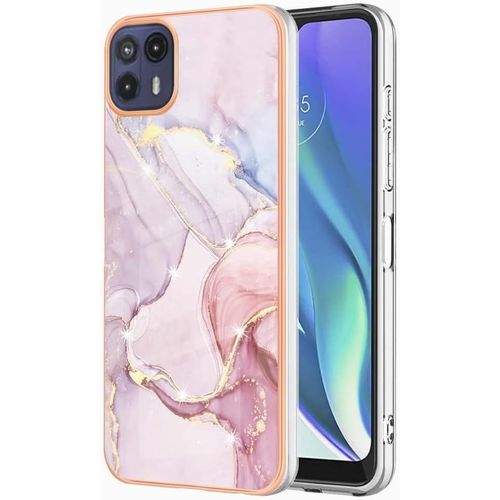 Coque Pour Motorola Moto G50 5g Etui Transparent Cadre De Placage Pc Dur+Silicone Tpu Souple Antiempreintes Digitales Résistant Aux Rayures Housse Étui Pour Moto G50 5g B5