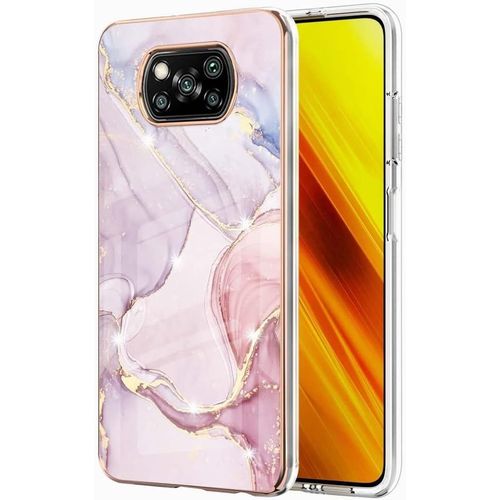 Coque Pour Xiaomi Poco X3 Nfc Etui Transparent Cadre De Placage Pc Dur + Silicone Tpu Souple Anti-Empreintes Digitales Résistant Aux Rayures Housse Étui Pour Xiaomi Poco X3 Nfc, B5