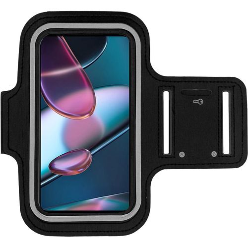Étui Brassard Moto Edge 30 Pro Pour Course À Pied Vélo Randonnée Cano Marche Équitation Et Autres Sports Pour Motorola Edge 30 Pro Noir
