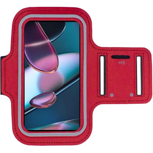 Étui Brassard Moto Edge 30 Pro Pour Course À Pied Vélo Randonnée Cano Marche Équitation Et Autres Sports Pour Motorola Edge 30 Pro Rouge
