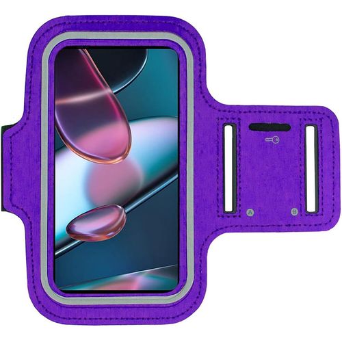 Étui Brassard Moto Edge 30 Pro Pour Course À Pied Vélo Randonnée Cano Marche Équitation Et Autres Sports Violet
