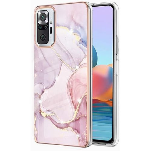 Coque Pour Xiaomi Redmi Note 10 Pro Max Etui Transparent Cadre De Placage Pc Dur + Silicone Tpu Souple Anti-Empreintes Digitales Résistant Aux Rayures Housse Étui Redmi Note 10 Pro Max, B5