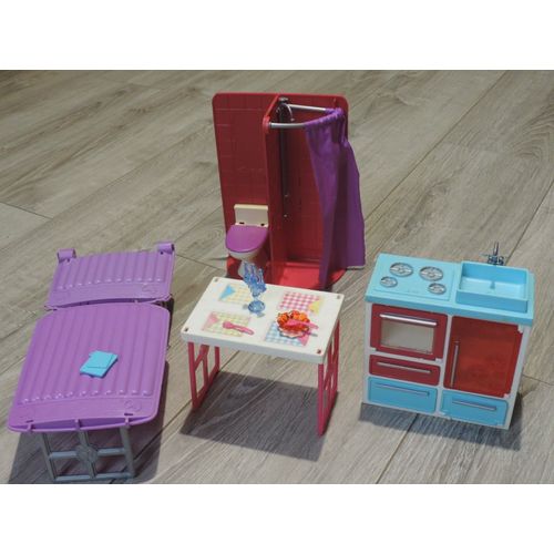 Lot Meubles Poupee Barbie
