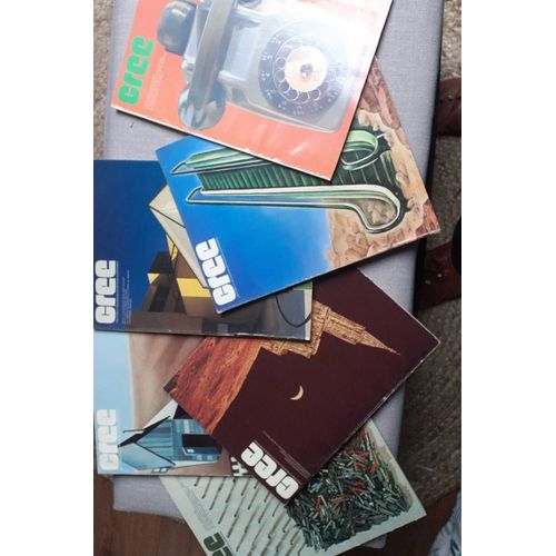 Lot De 6 Magazines Cree (Creations Et Recherches Esthétiques Européennes) De 1973