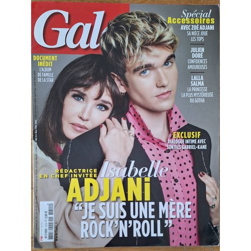 Gala Isabelle Adjani Et Son Fils Gabriel Kane