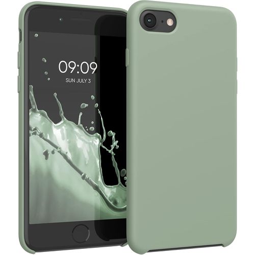 Housse Pour Apple Iphone Se 2022 / Iphone Se 2020 / Iphone 8 / Iphone 7 Coque - Housse De Téléphone Protection Souple En Tpu Silicone - Vert Gris
