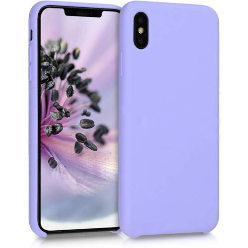 Housse Compatible Avec Apple Iphone Xs Max Coque - Housse De Téléphone Protection Souple En Tpu Silicone - Lavande