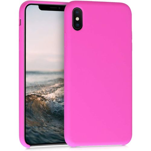 Housse Compatible Avec Apple Iphone Xs Max Coque - Housse De Téléphone Protection Souple En Tpu Silicone - Magenta