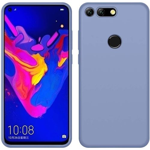 Huawei Honor View 20 Coque, Housse De Protection Caoutchouc Silicone Liquide Souple Antichoc Anti Rayures Antidérapant Etui Pour Huawei Honor View 20 Gris