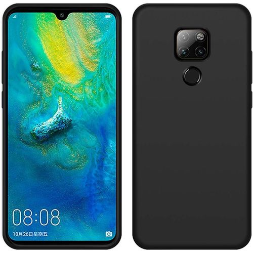 Huawei Mate 20 X Coque Housse De Protection Caoutchouc Silicone Liquide Souple Antichoc Antirayures Antidérapant Etui Pour Huawei Mate 20 X Noir
