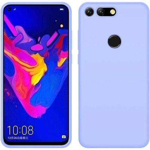 Huawei Honor View 20 Coque, Housse De Protection Caoutchouc Silicone Liquide Souple Antichoc Anti Rayures Antidérapant Etui Pour Huawei Honor View 20 Violet