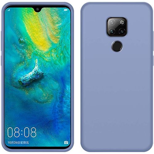 Huawei Mate 20 X Coque Housse De Protection Caoutchouc Silicone Liquide Souple Antichoc Antirayures Antidérapant Etui Pour Huawei Mate 20 X Gris