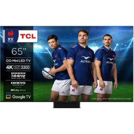 TCL 65C855 - 65" C855 Series TV LCD rétro-éclairée par LED - QLED Pro - Smart TV - Google TV - 4K UHD (2160p) 3840 x 2160 - HDR - Quantum Dot, Mini-LED