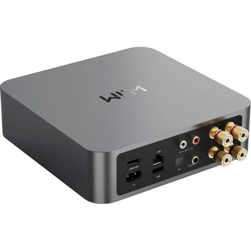 WiiM AMP Amplificateur connecté stéréo 60 Watts - Gris