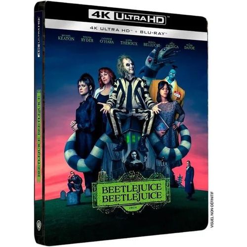 Beetlejuice Beetlejuice - 4k Ultra Hd + Blu-Ray - Boîtier Steelbook Limité