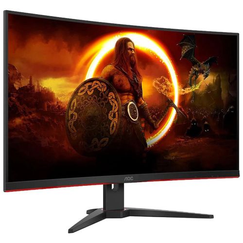 AOC Gaming C32G2ZE/BK - G2 Series - écran LED - jeux - incurvé - 31.5" - 1920 x 1080 Full HD (1080p) @ 240 Hz - VA - 300 cd/m² - 4000:1 - 2xHDMI, DisplayPort - noir