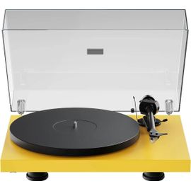 PLATINE VINYLE PRO JECT DEBUT CARBON EVO II JAUNE + CELLULE PICK IT MM EVO
