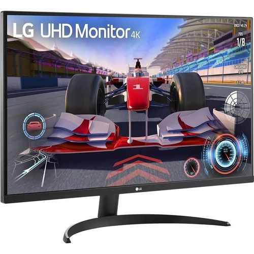 LG 32UR500-B - Écran LED - 32" (31.5" visualisable) - 3840 x 2160 4K @ 60 Hz - VA - 250 cd/m² - 3000:1 - HDR10 - 4 ms - 2xHDMI, DisplayPort - haut-parleurs - noir