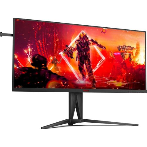 AOC AGON AG405UXC - Écran LED - jeux - 40" - 3440 x 1440 WQHD @ 144 Hz - IPS - 1200:1 - 1 ms - 2xHDMI, DisplayPort, USB-C - haut-parleurs - noir