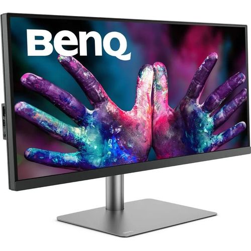 BenQ PD3420Q - Écran LED - 34" - 3440 x 1440 UWQHD @ 60 Hz - IPS - 400 cd/m² - 1000:1 - DisplayHDR 400 - 5 ms - 2xHDMI, DisplayPort, USB-C - haut-parleurs - gris foncé