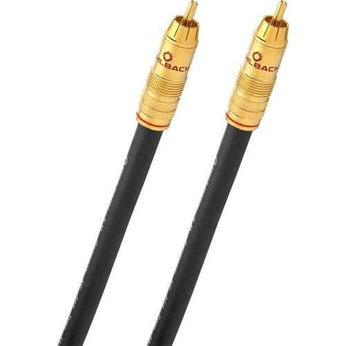 Câble RCA pour subwoofer NF 214 Oehlbach, anthracite, 4 m Oehlbach 204504 [1x Cinch / RCA mâle - 1x Cinch / RCA mâle] 4