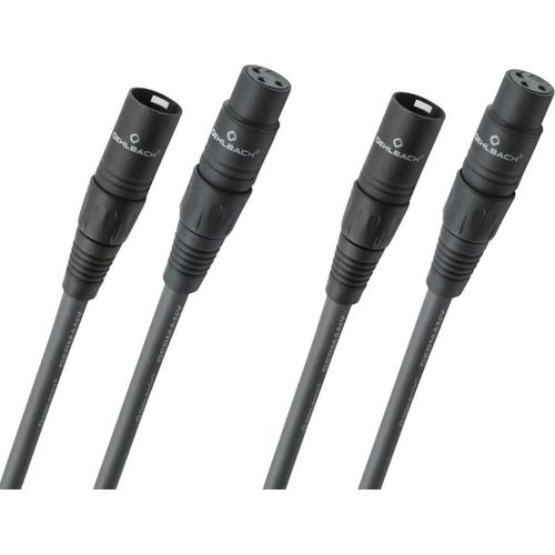 Oehlbach NF 12 HPOCC Master Set - Câble audio - RCA (M) pour RCA (M) - 1 m - bleu