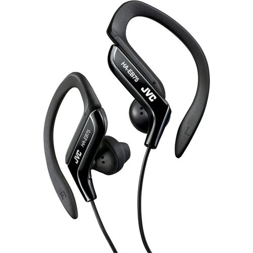 JVC HA-EB75 - Écouteurs - intra-auriculaire - montage sur l'oreille - filaire - jack 3,5mm - noir