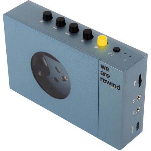 Lecteur cassette WE ARE REWIND Bleu