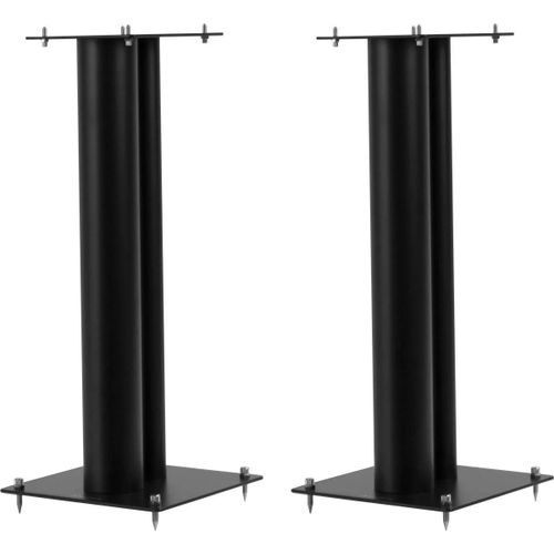 Norstone - 2 x Pied d'enceintes - Noir - Hauteur: 60 cm - Charge maximale: 50 kg