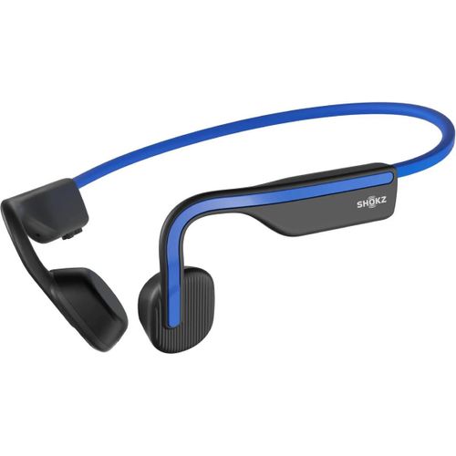 AfterShokz OpenMove - Écouteurs avec micro - oreille dégagée - montage derrière le cou - Bluetooth - sans fil - bleu