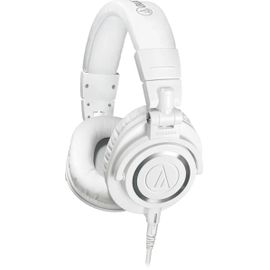 Audio-Technica ATH M50xWH - M Series - écouteurs - circum-aural - filaire - jack 3,5mm - blanc