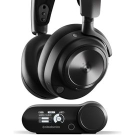 SteelSeries Arctis Nova Pro Wireless - Micro-casque - circum-aural - fréquence/Bluetooth radio de 2,4 GHz - sans fil - Suppresseur de bruit actif - avec GameDAC Gen 2 - pour Nintendo Switch; Sony...