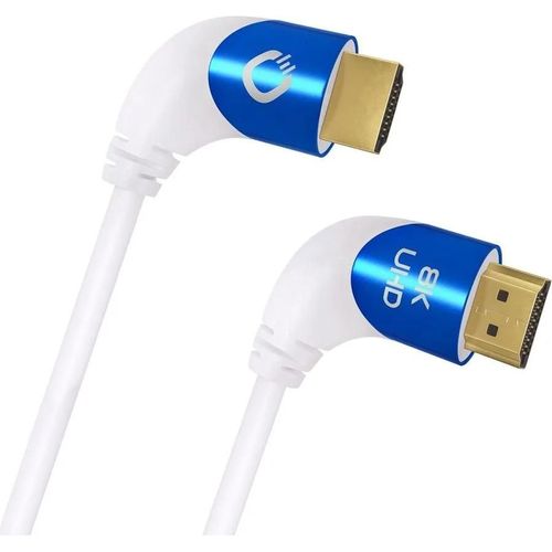 Câble HDMI Oehlbach Shape Magic UHD 90 Blanc (2 m)