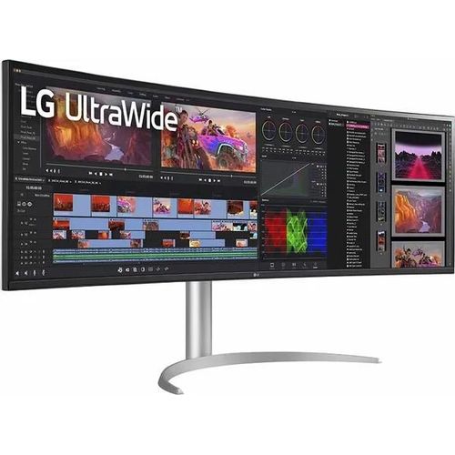 LG UltraWide 49WQ95C-W - Écran LED - incurvé - 49" - 5120 x 1440 UltraWide Dual QHD @ 144 Hz - Nano IPS - 400 cd/m² - 1000:1 - DisplayHDR 400 - 5 ms - 2xHDMI, DisplayPort, USB-C - haut-parleurs