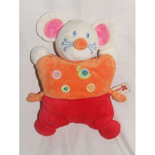 Souris Nicotoy Orange Rouge 25 Cm