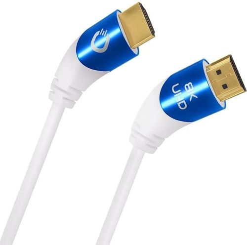 Câble HDMI Oehlbach Shape Magic UHD 40 Blanc (1,5 m)
