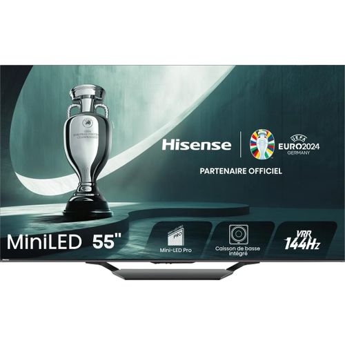 TV QLED HISENSE MiniLED 55U7NQ 55" 4K UHD 2024