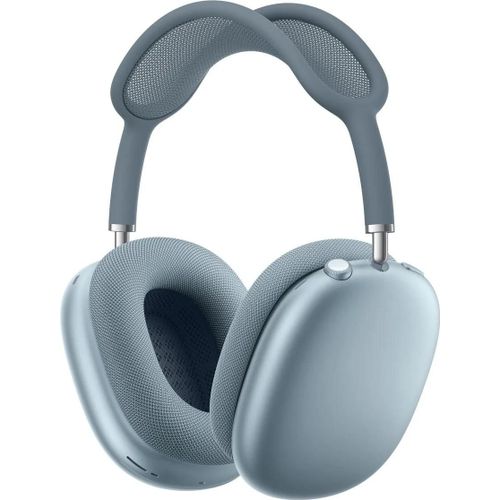 Apple AirPods Max - 2e génération - écouteurs avec micro - circum-aural - Bluetooth - sans fil - Suppresseur de bruit actif - bleu