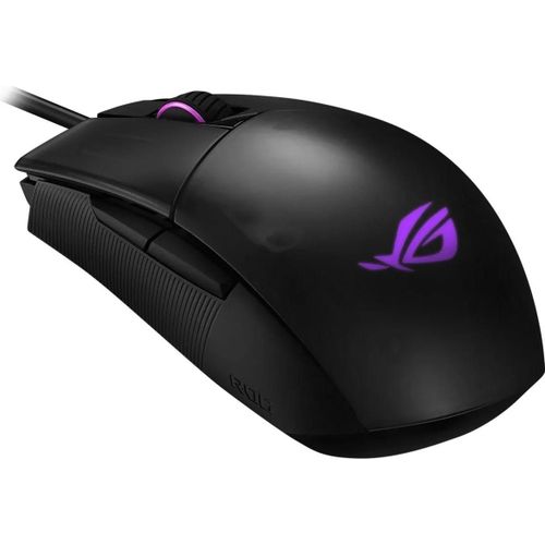 ASUS ROG Strix Impact II - Souris - droitiers et gauchers - optique - 5 boutons - filaire - USB - noir - pour ROG Strix G15; G17; ROG Zephyrus G14; M15; S15; S17; TUF Gaming F17; FX505; TUF505
