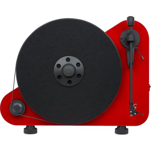 Platine vinyle hi-fi Pro-Ject Vertical Turntable E droitier OM5e Rouge