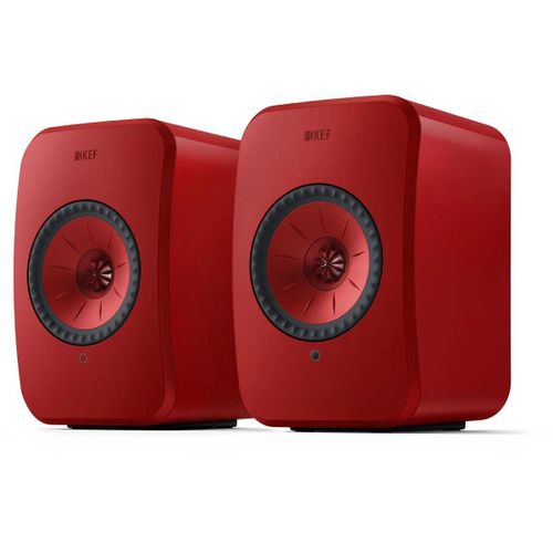 Enceintes connectées Hi-Fi KEF LSX 2 Rouge - La paire